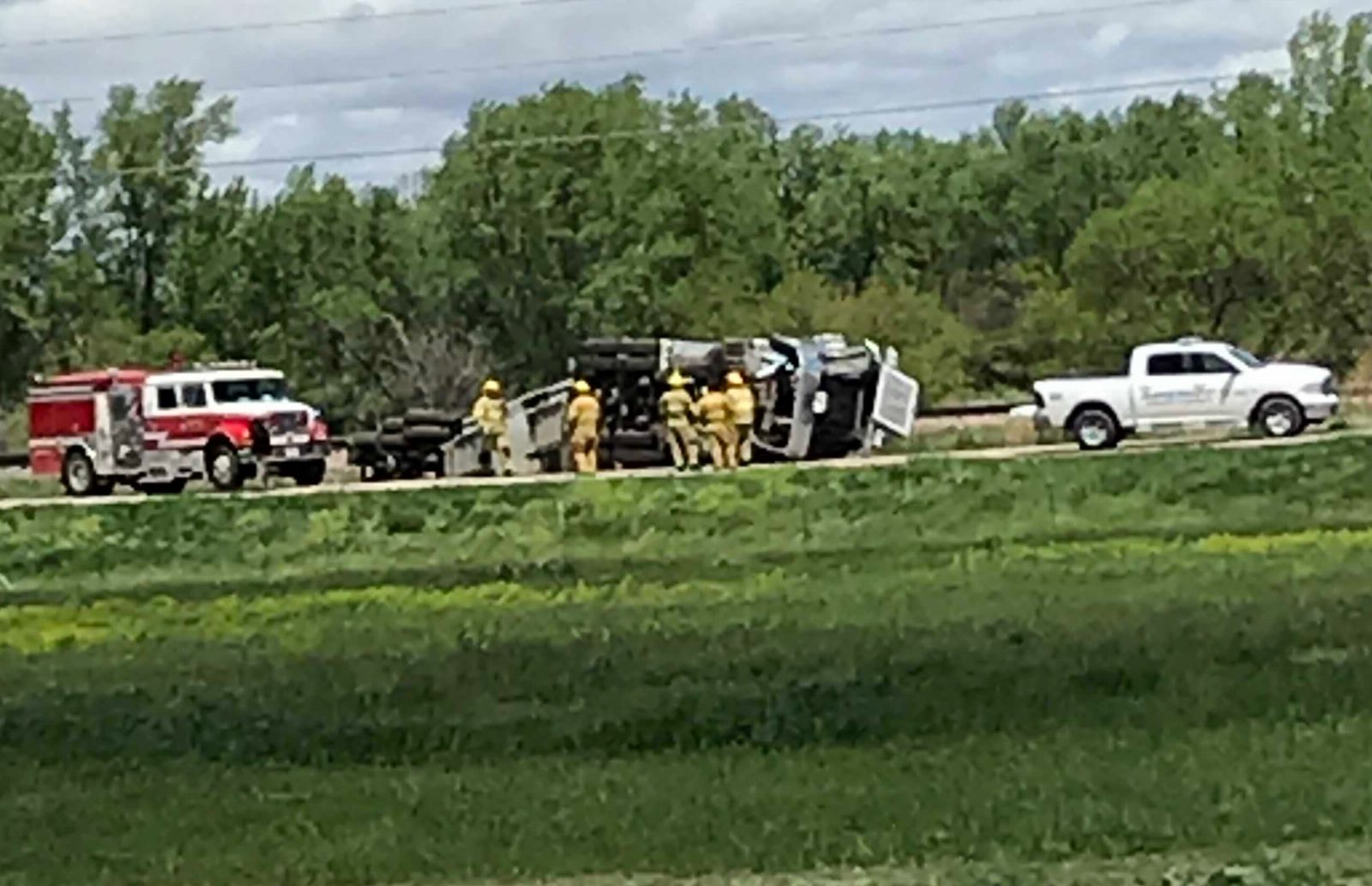 (UPDATE) Two Vehicle Accident Outside of Ord on Hwy 11 Causes Loaded